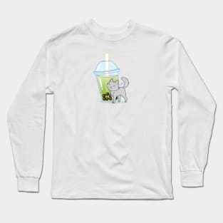 Purrfect matcha Long Sleeve T-Shirt